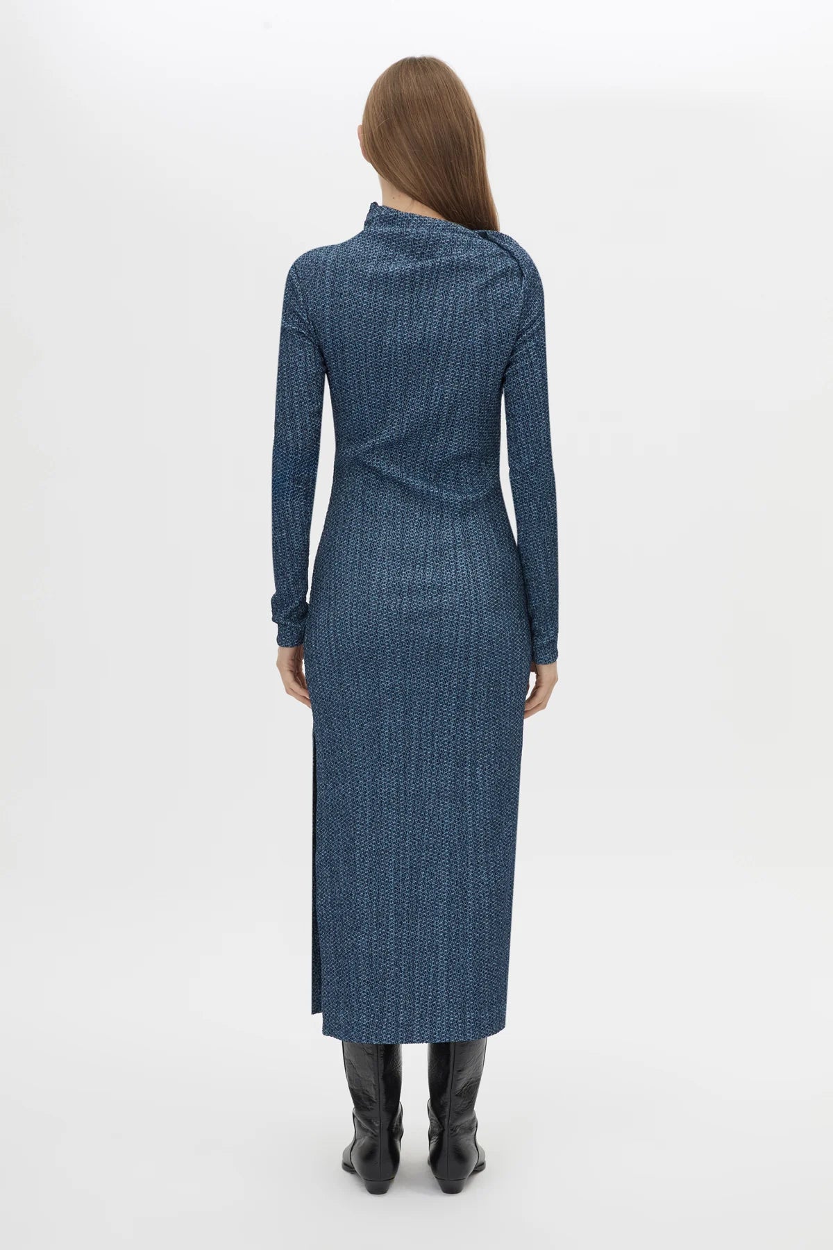 Orsa midi dress, navy