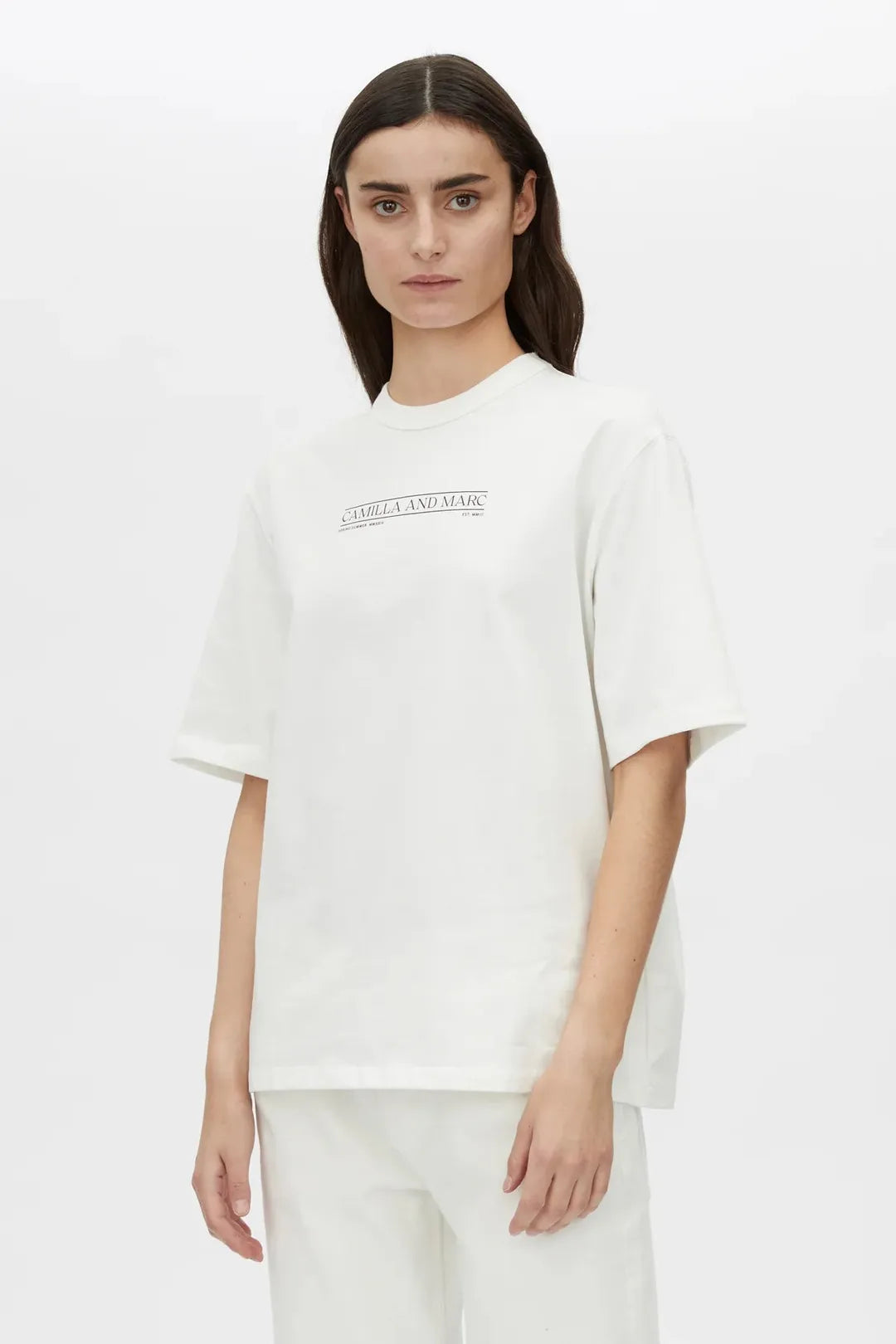 Rigel logo tee, soft white