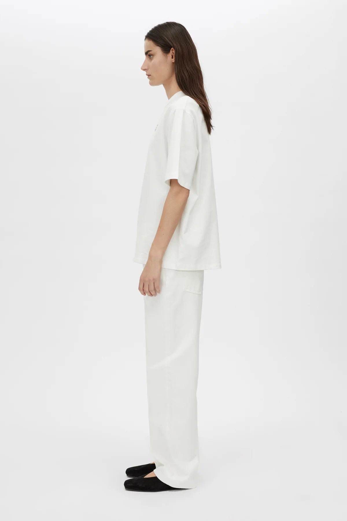 Rigel logo tee, soft white