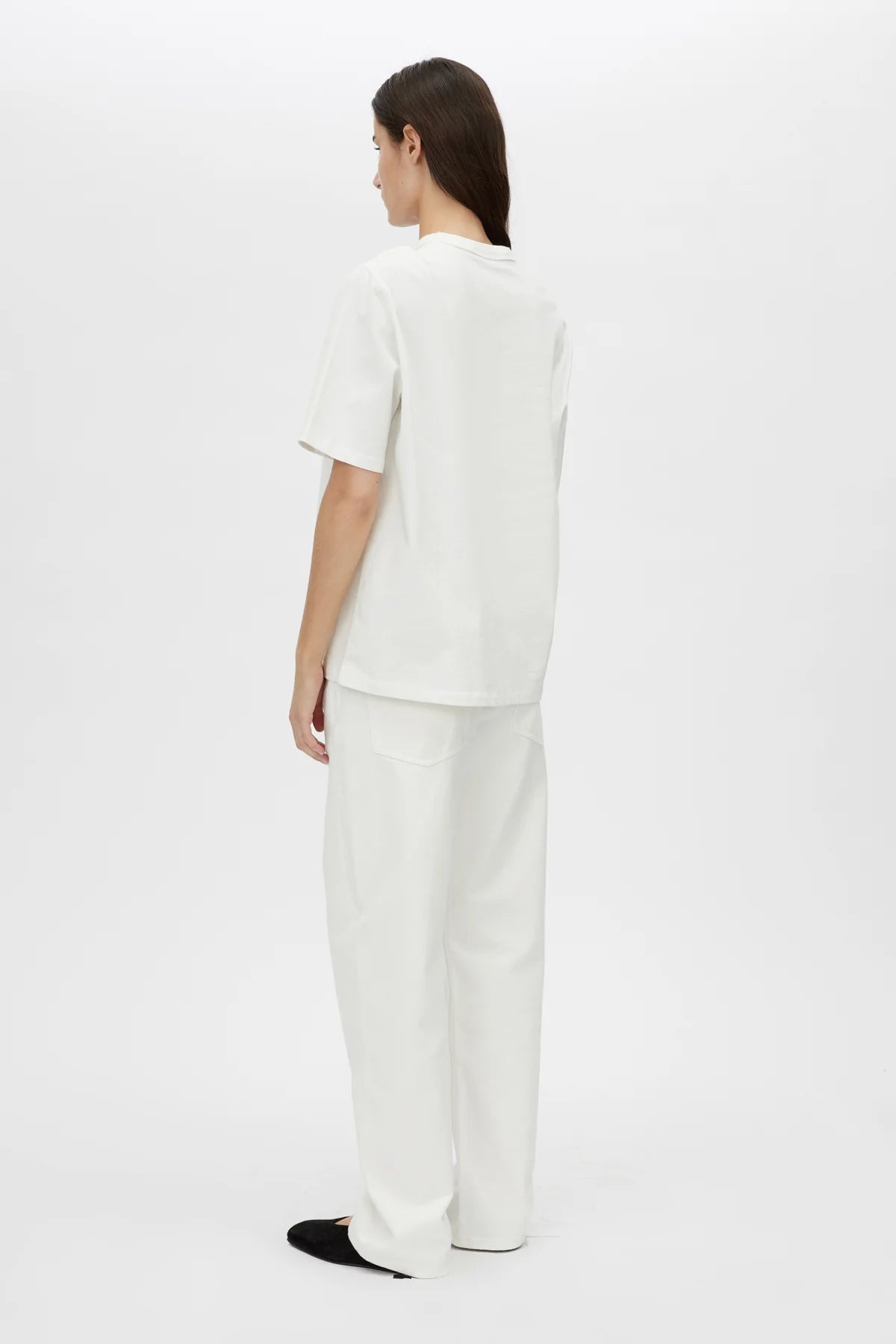 Rigel logo tee, soft white