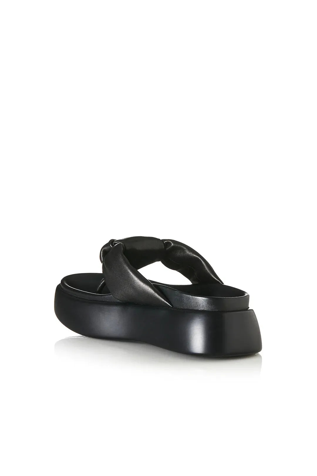 Curtis, black leather