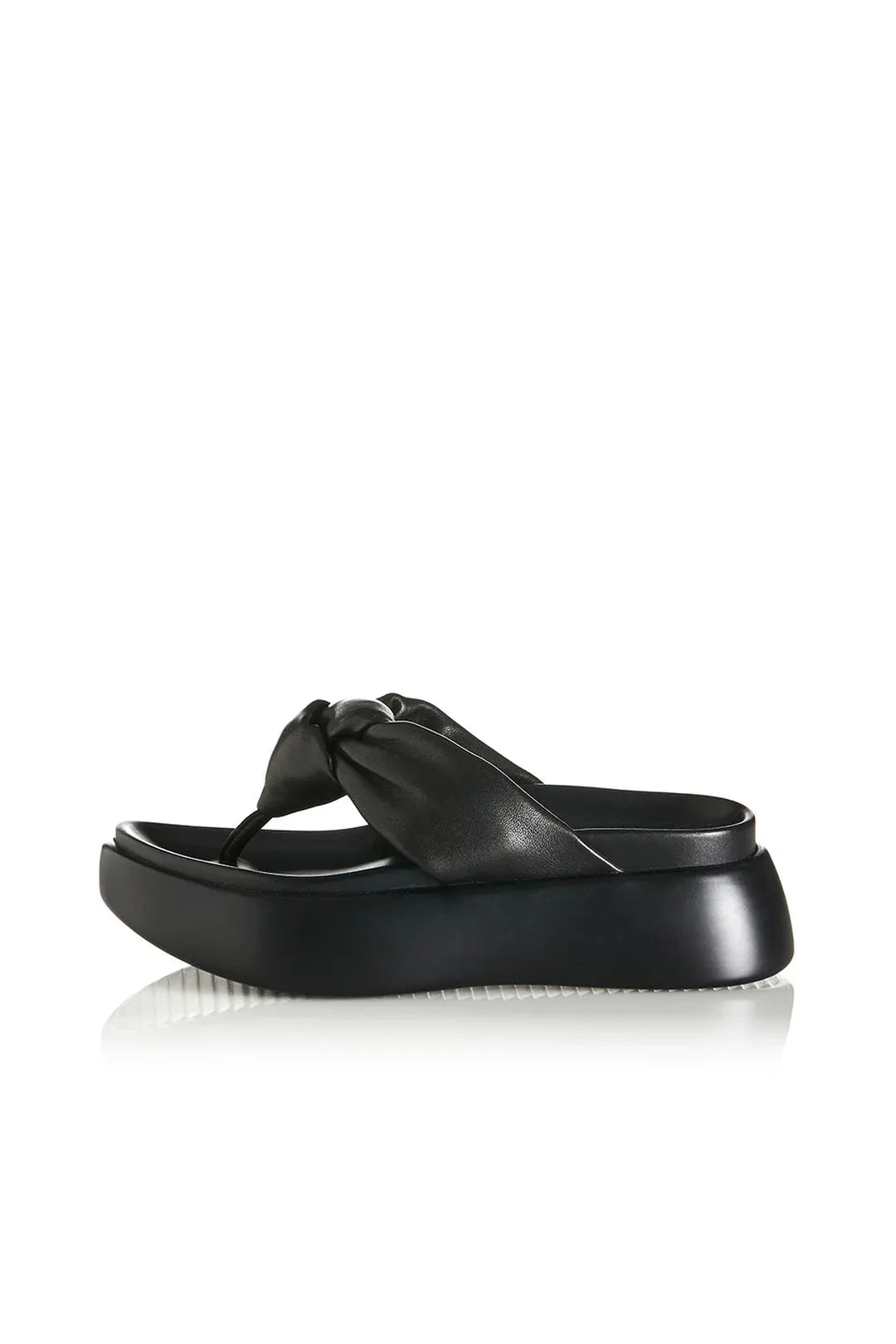 Curtis, black leather