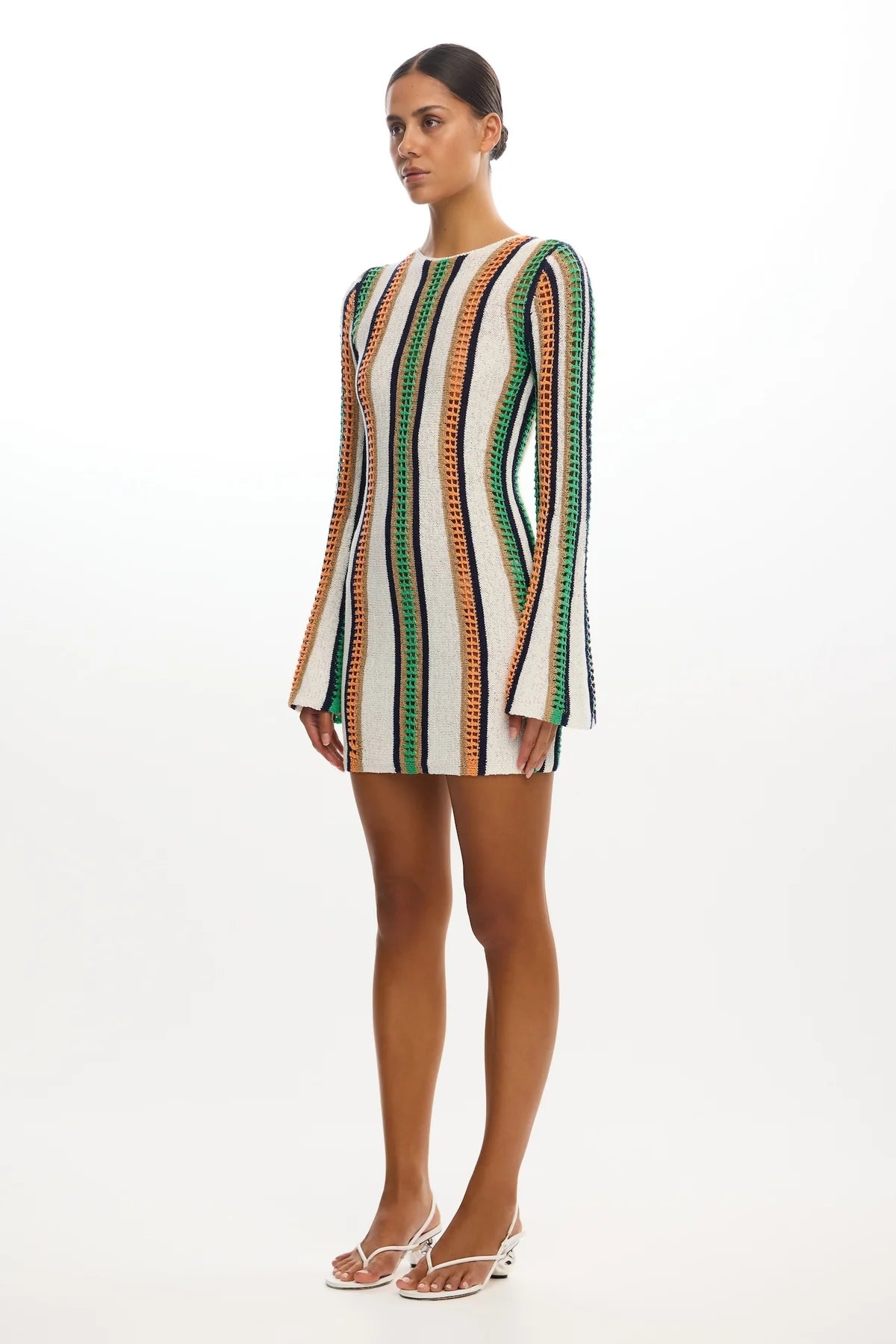 may long sleeve mini dress, kaleidoscope