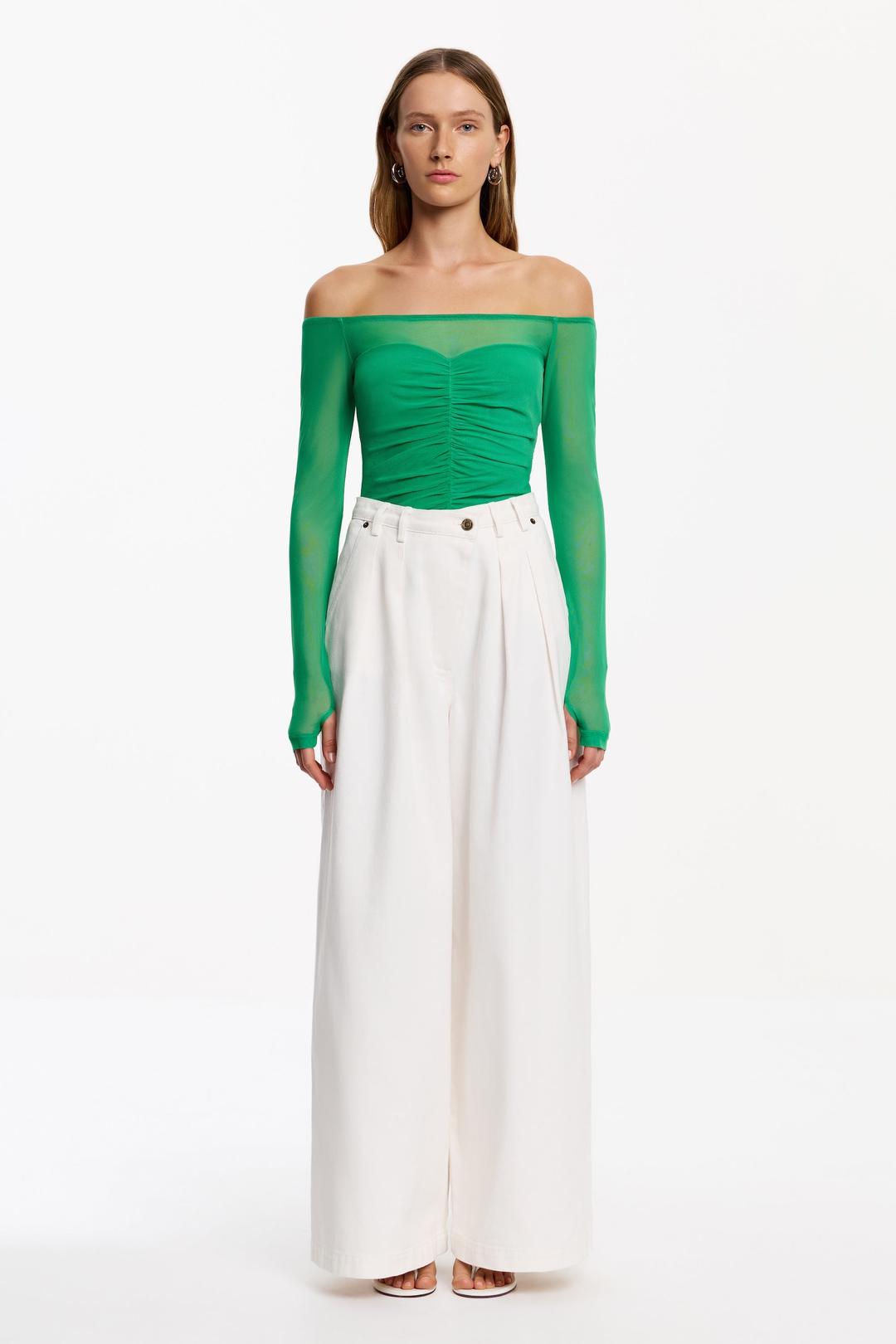 avni long sleeve top, apple