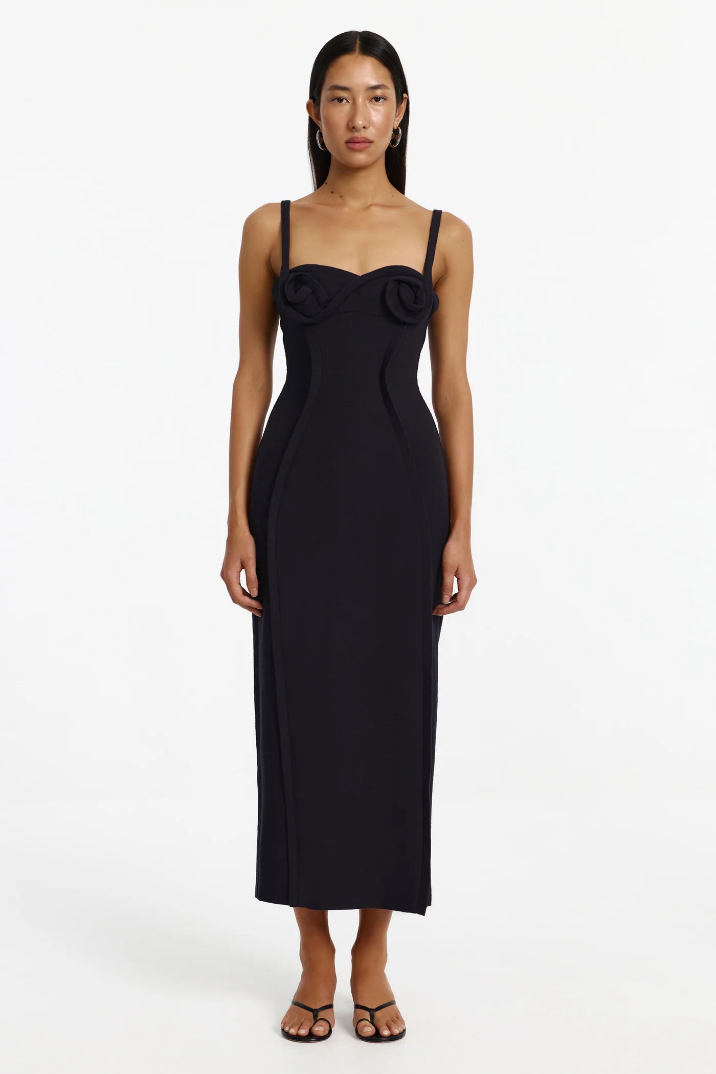 Vanesa maxi dress, black