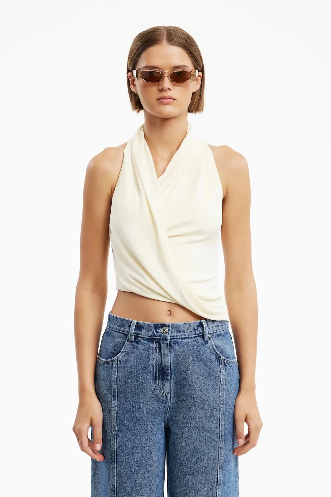 Nailah top, daffodil