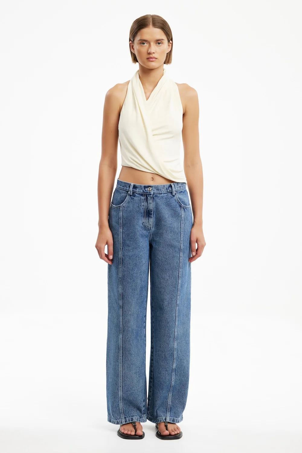 Nailah top, daffodil