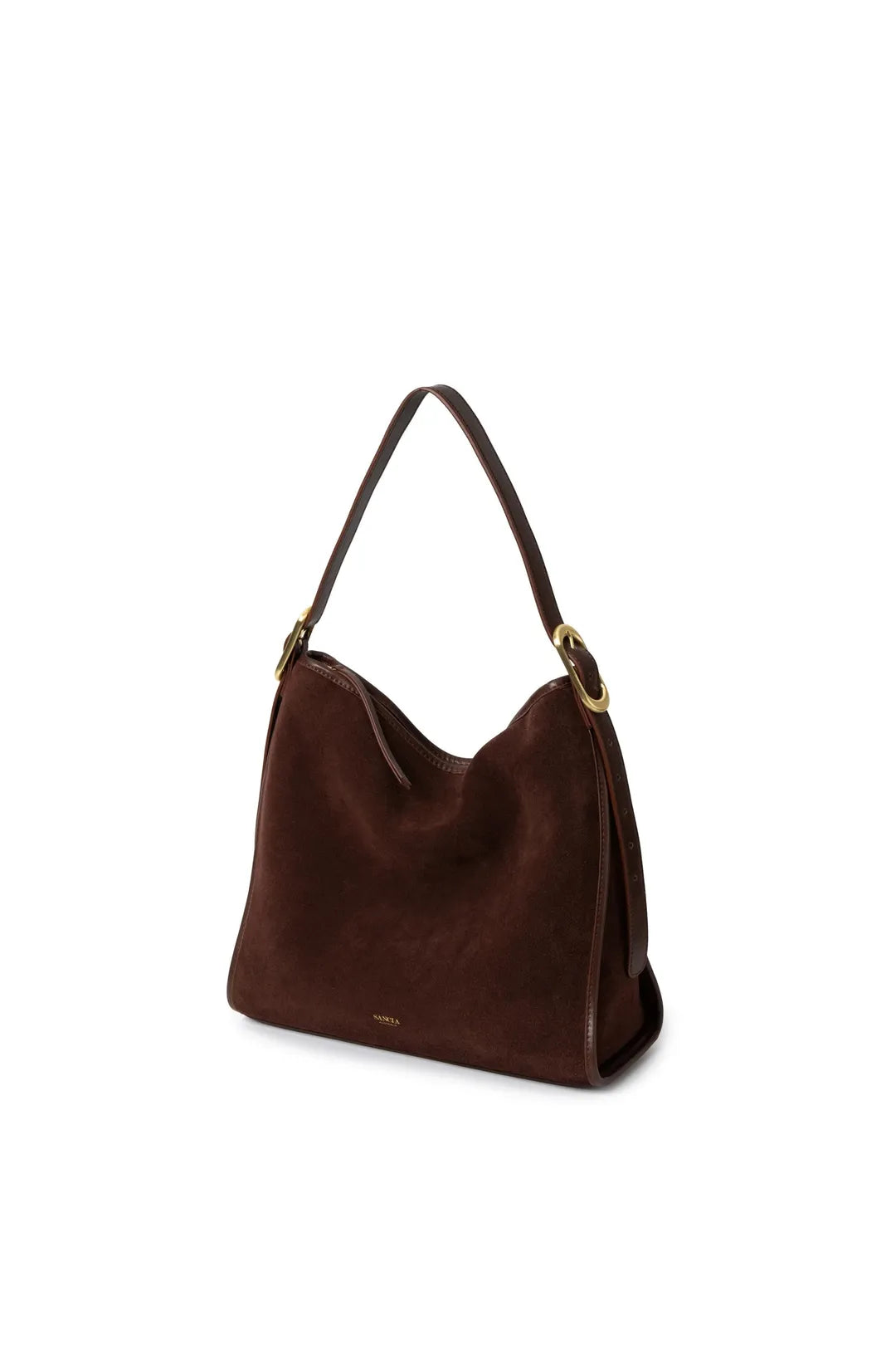 The moretto, cocoa suede