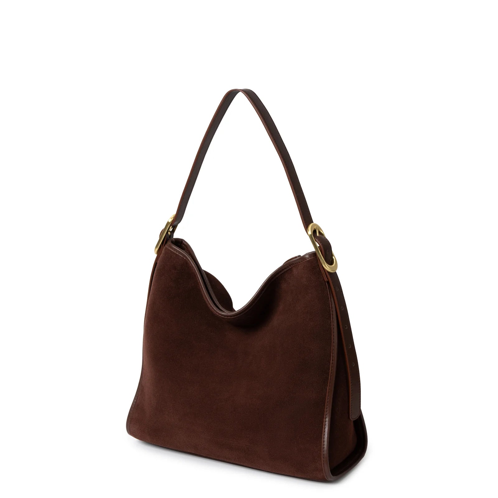 The moretto, cocoa suede