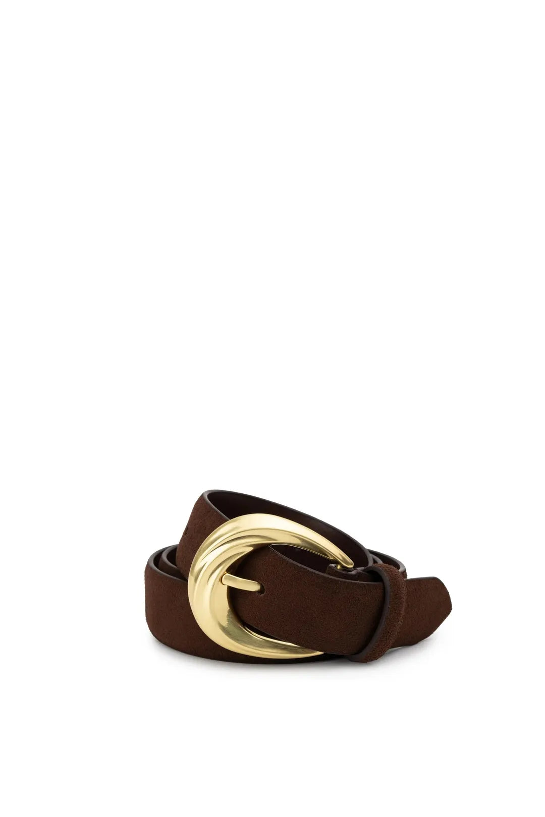 The antica belt, cocoa suede
