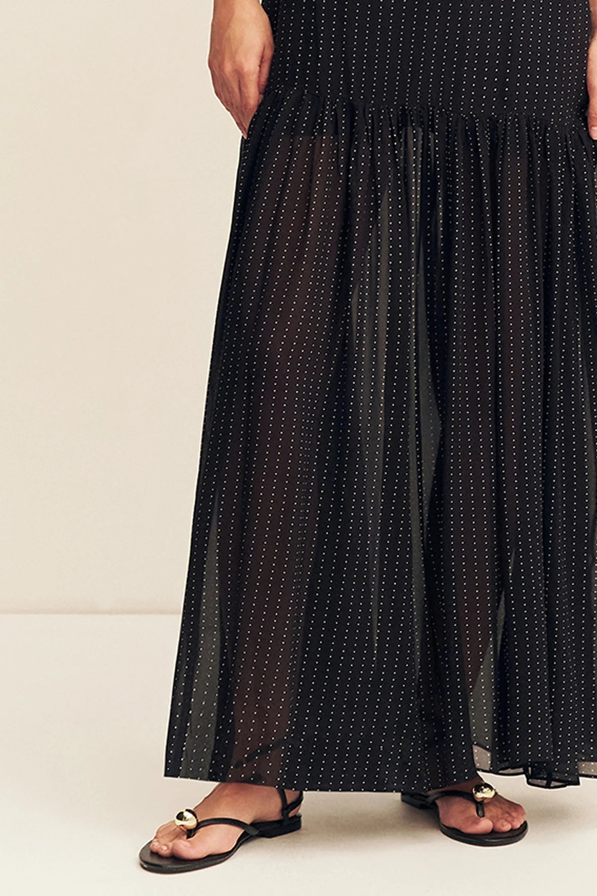 Irving polka dot maxi dress