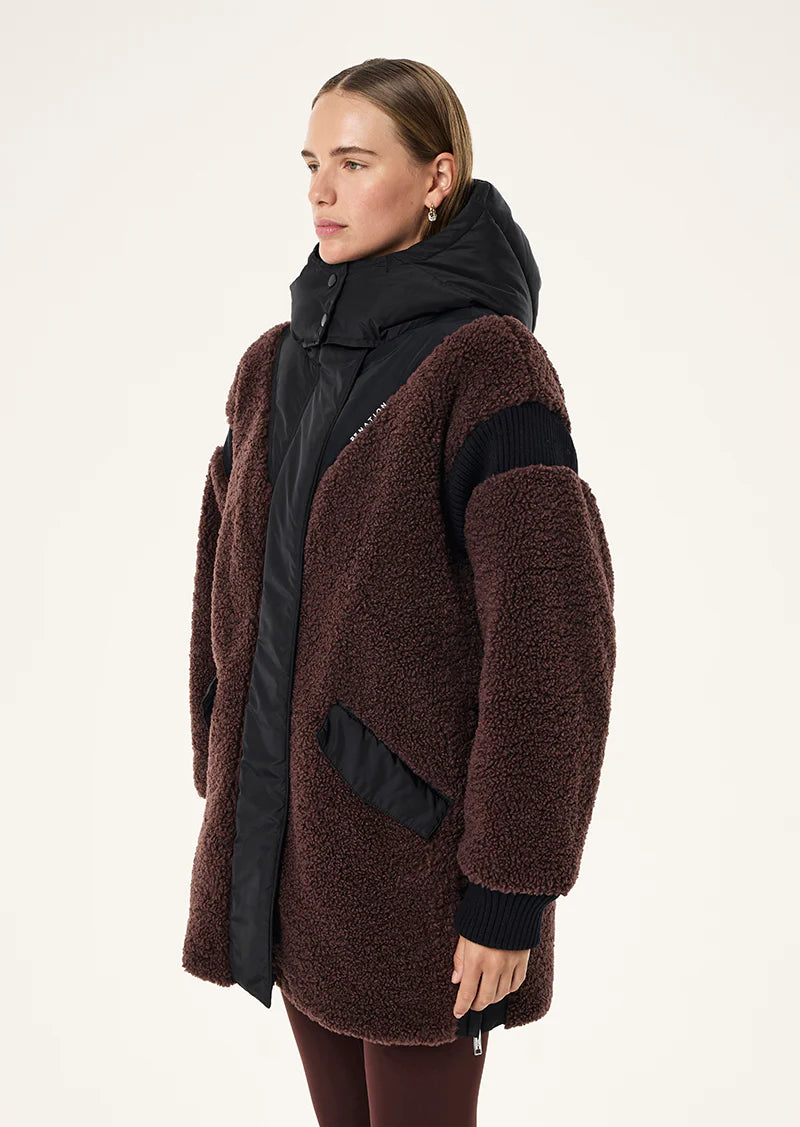 District jacket, mahogany