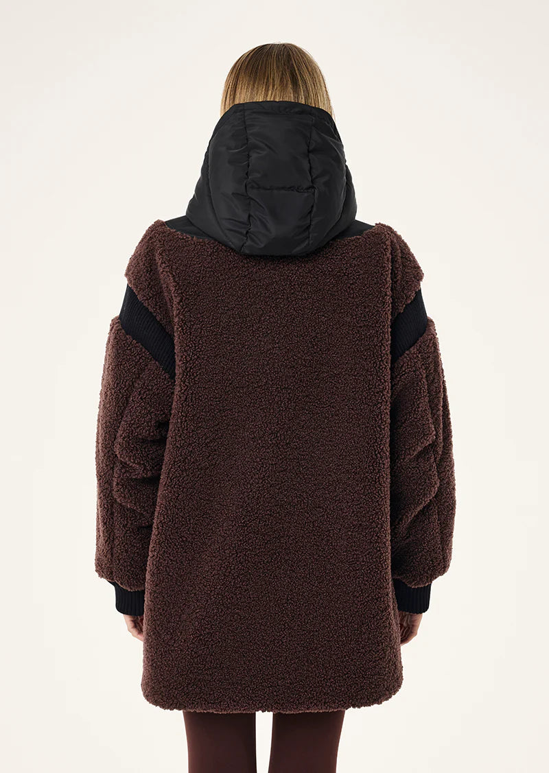 District jacket, mahogany