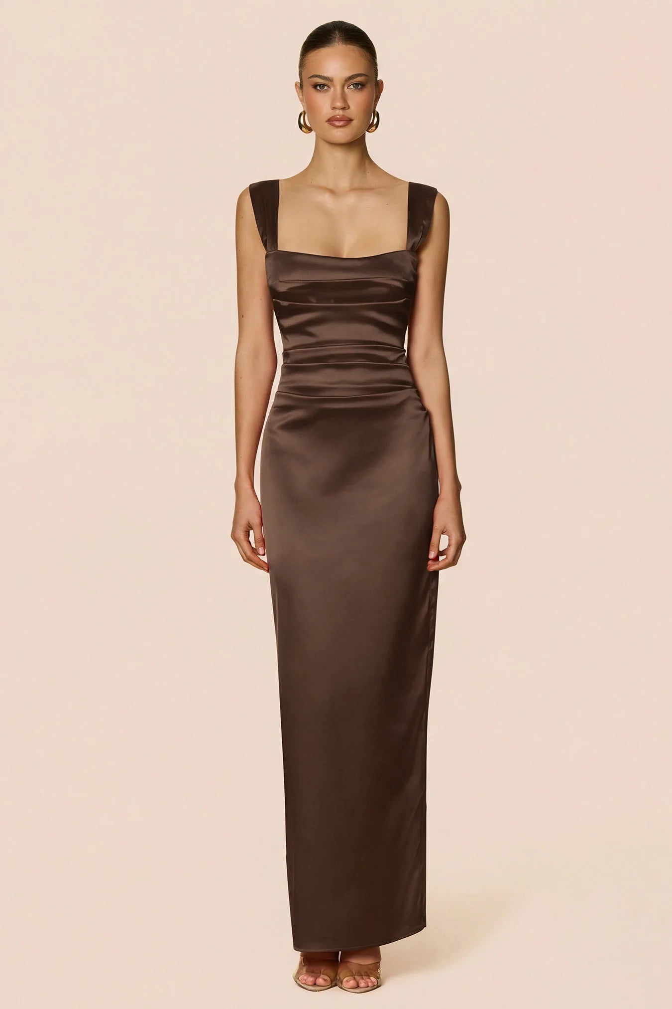 Dream gown, chocolate