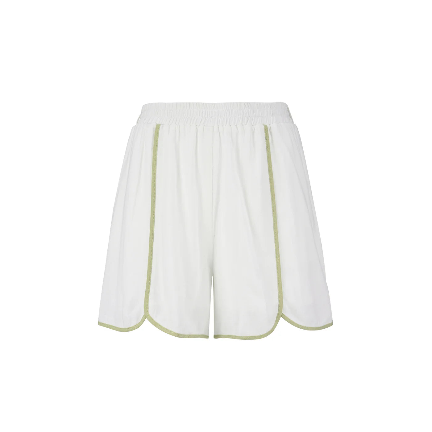 The Joelle shorts, creme/pistachio