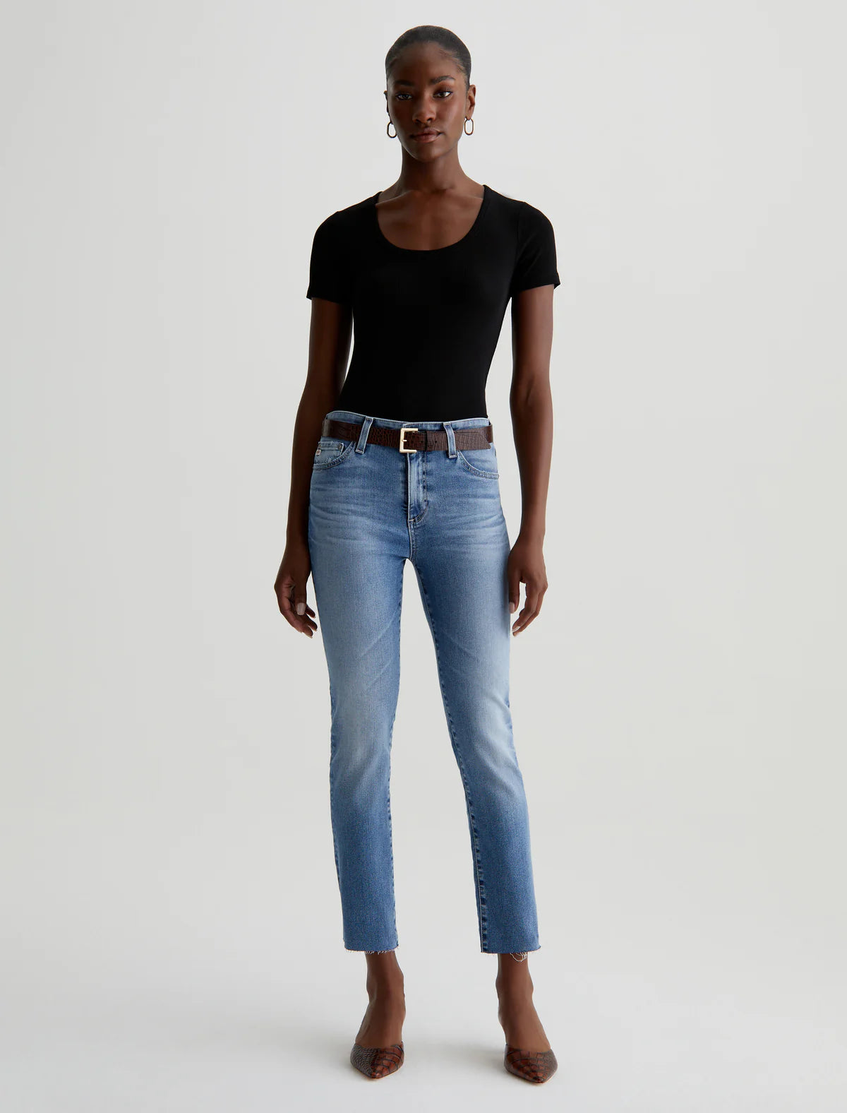 Mari crop high rise slim straight, 20 years trifecta