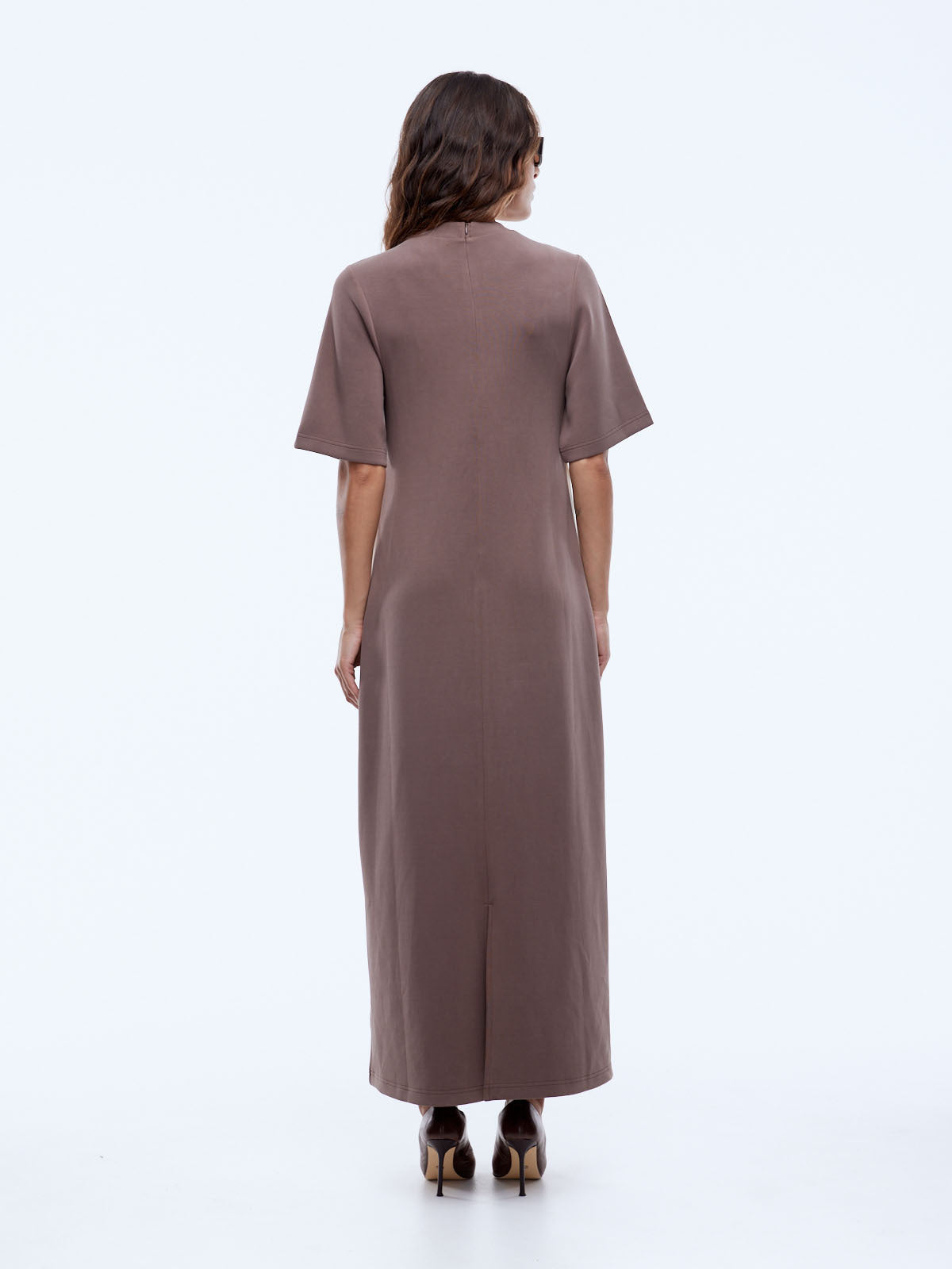 Elly midi dress, mocha
