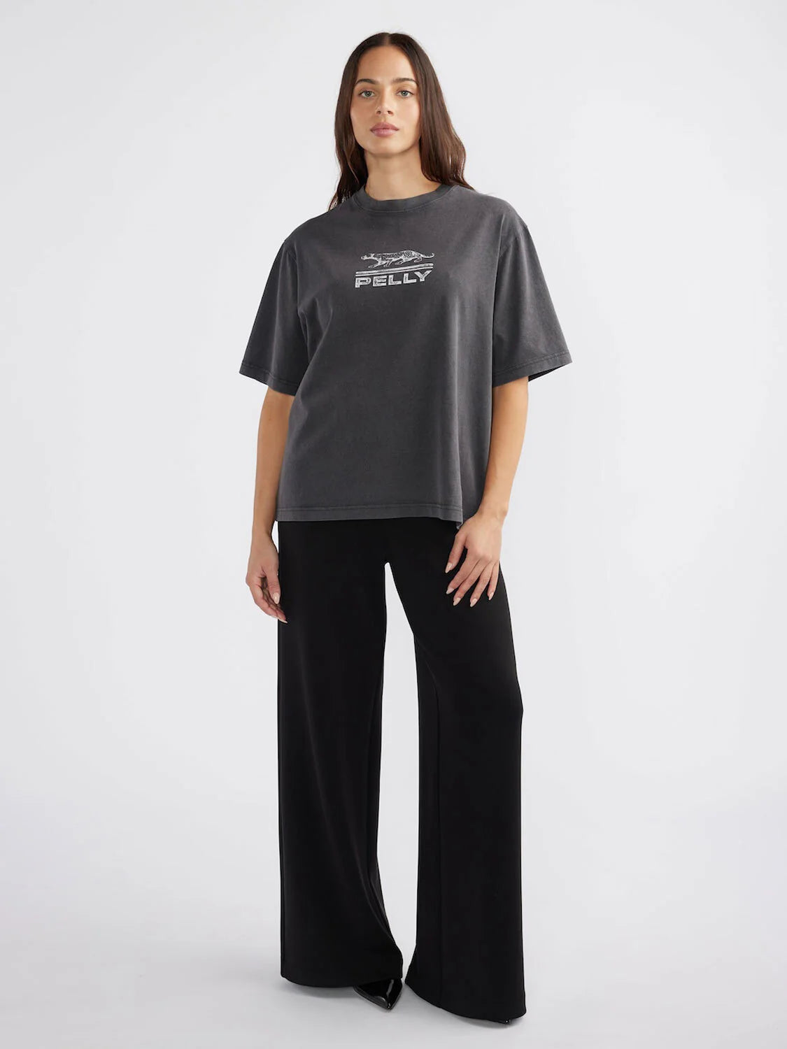 Century tee, faded black