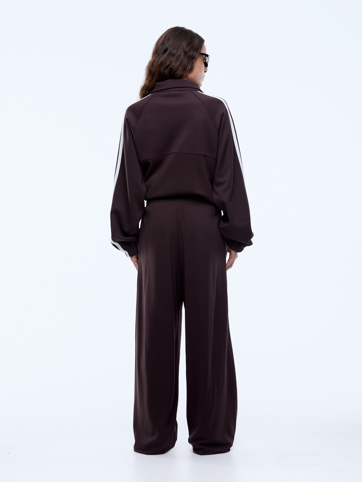 Valentina stripe pant, cocoa