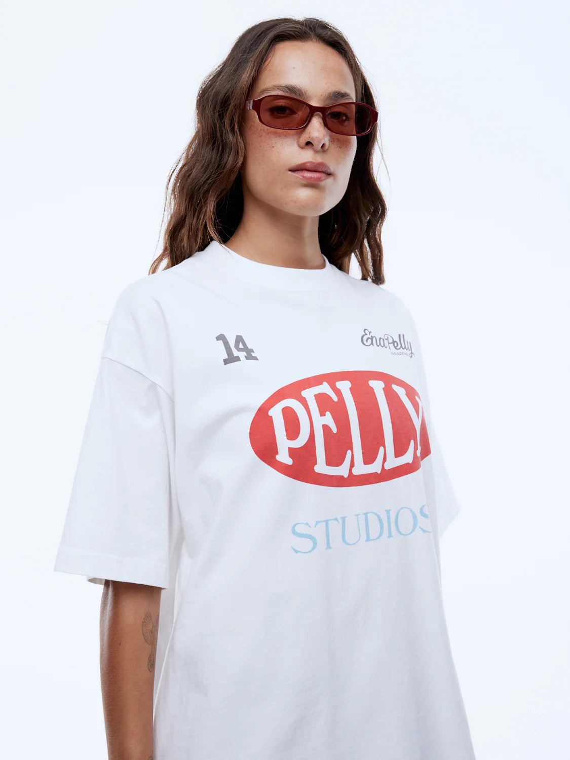 Pelly sport tee, vintage white