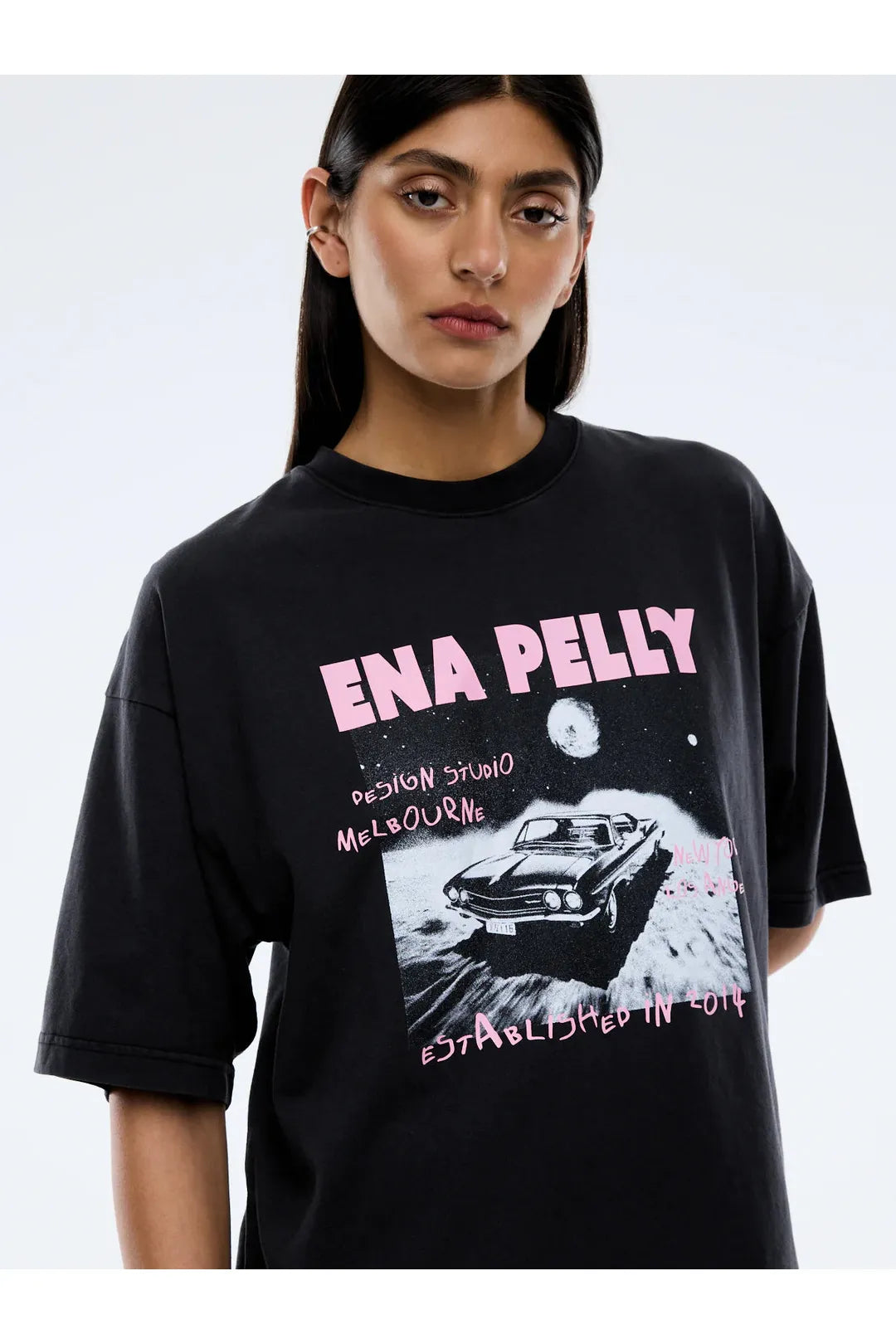 Vintage car tee, vintage black