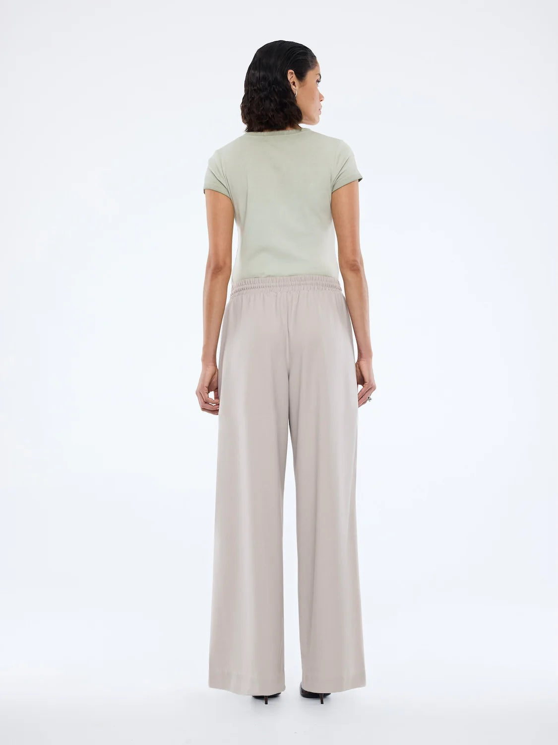 Bowie wide leg pant, sand