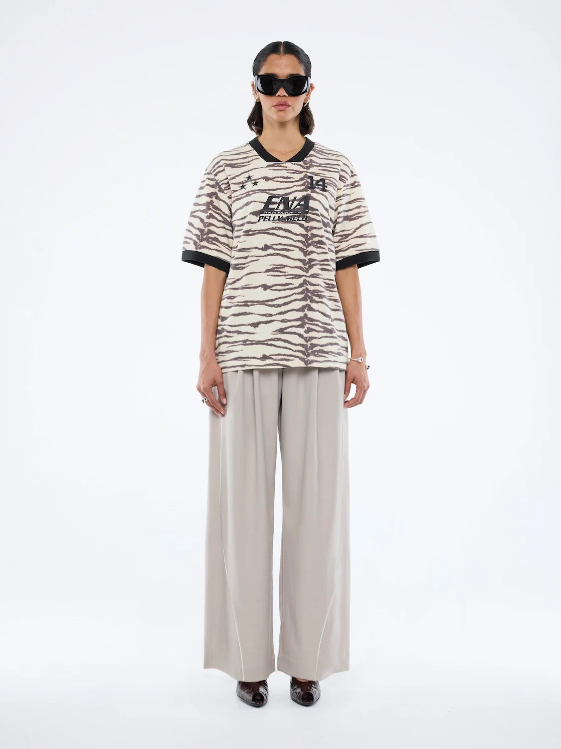 Tiger ena team tee, tiger print