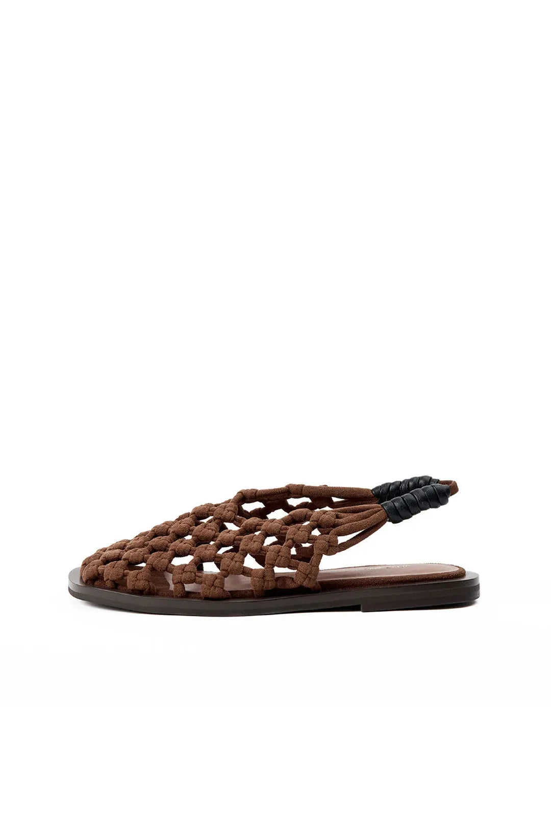 Elki, mocha faux suede