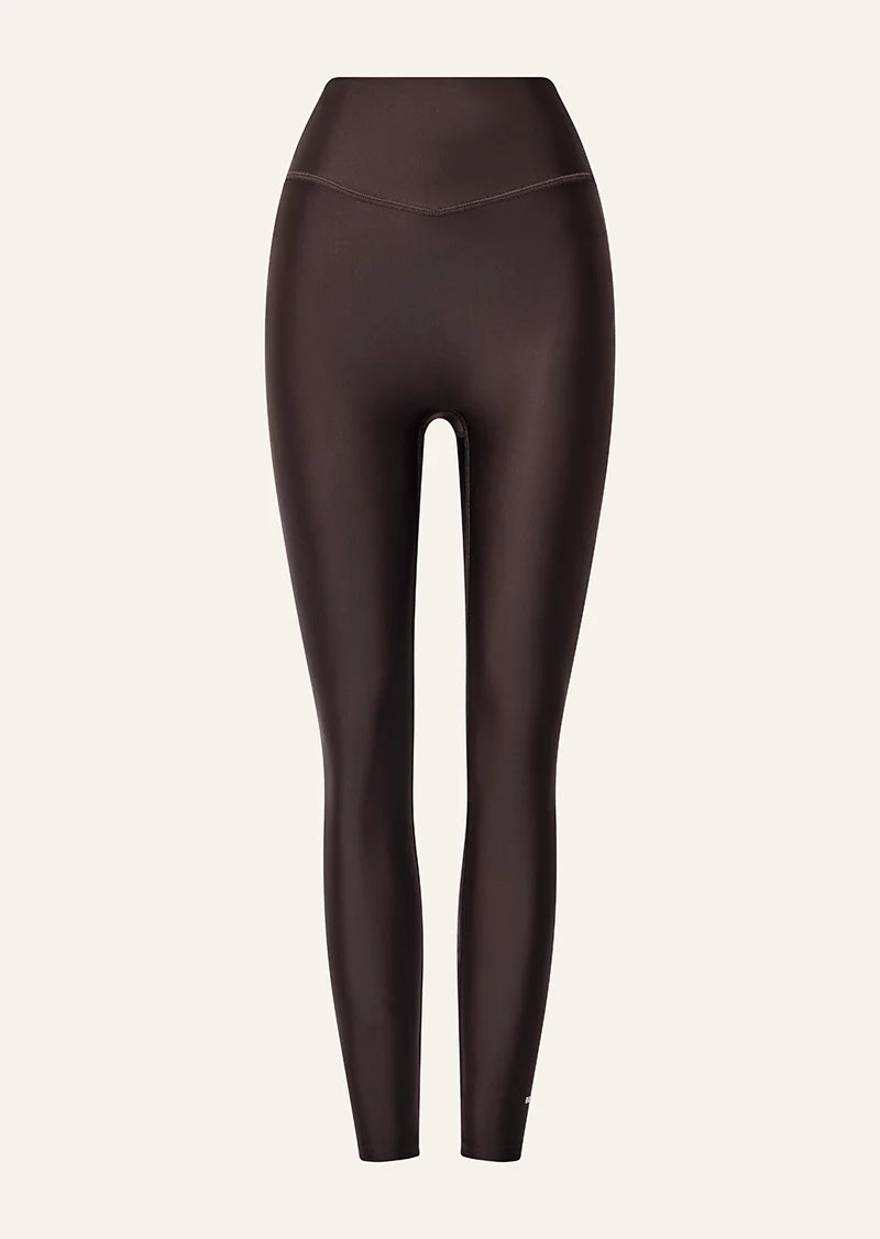 Fairmont full length legging, dark plum shine