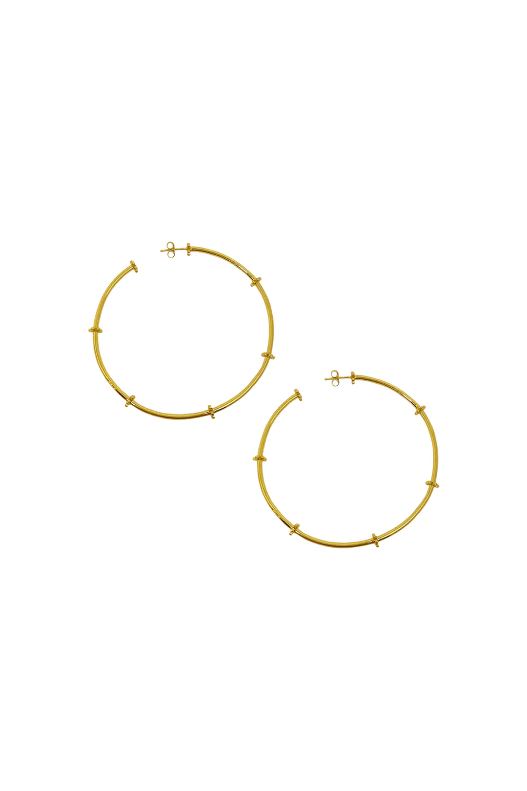 faye earrings, gold