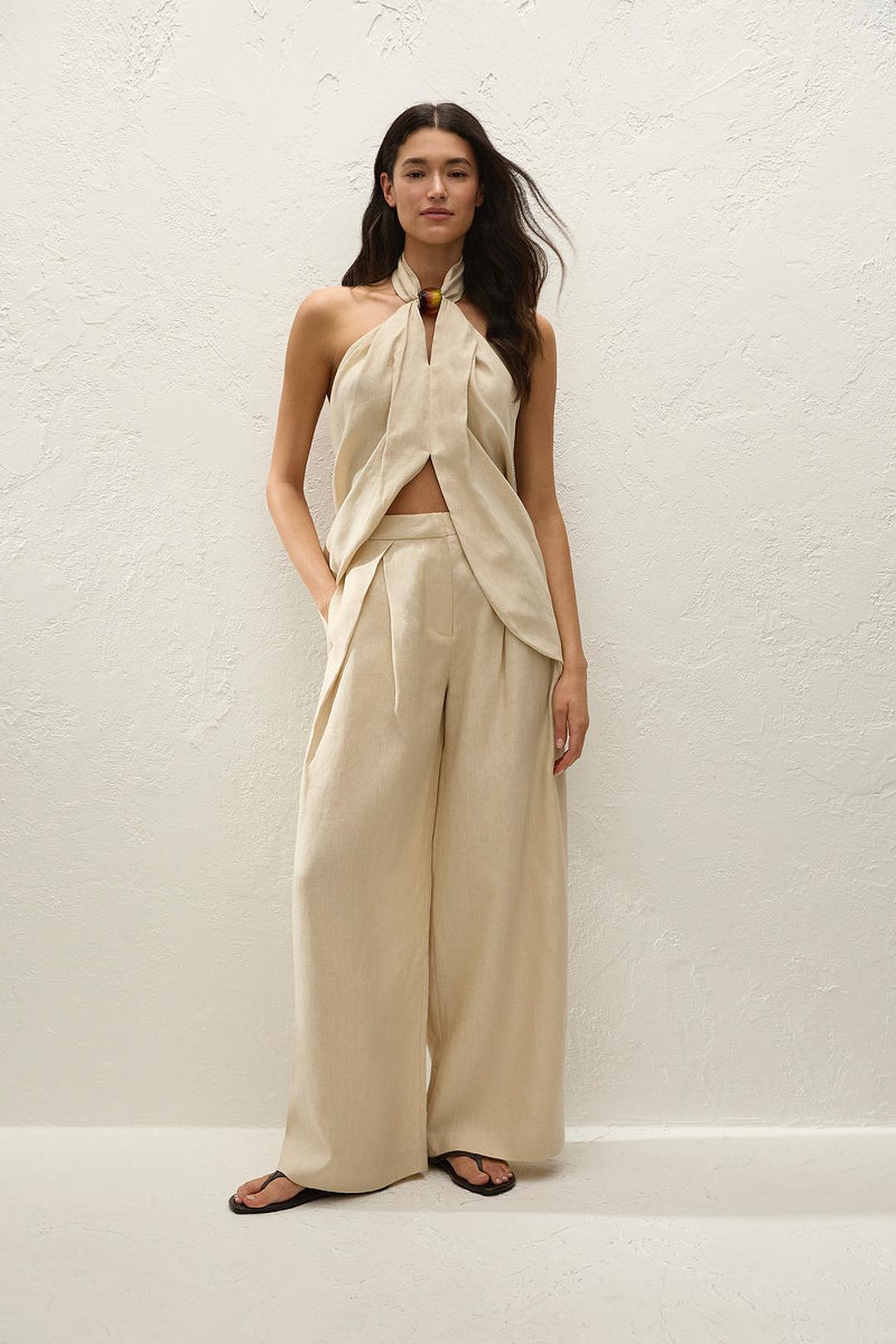 Sofia trouser, Panna