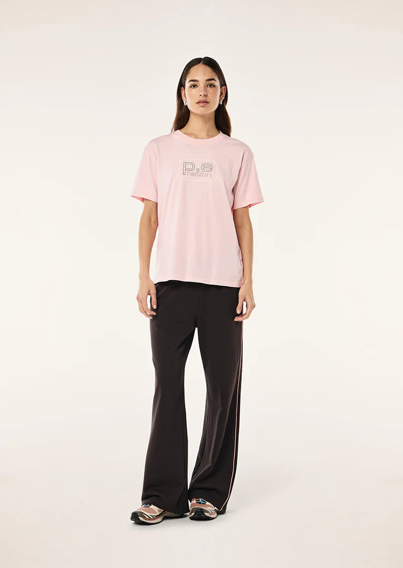 Flux tee, chalk pink