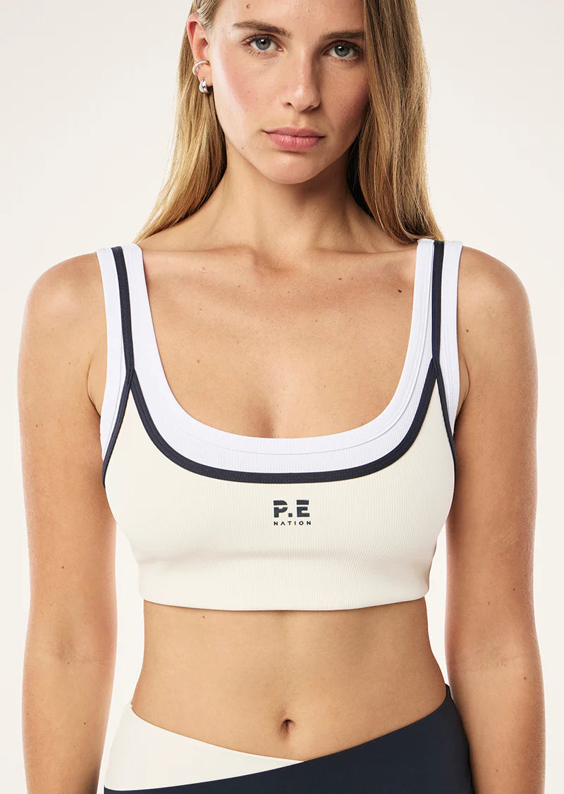 Forward crop, whisper white cream