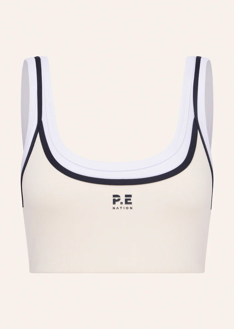 Forward crop, whisper white cream