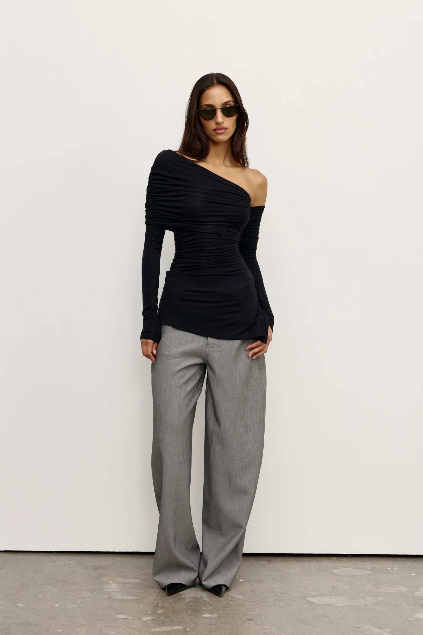 Franca top, black