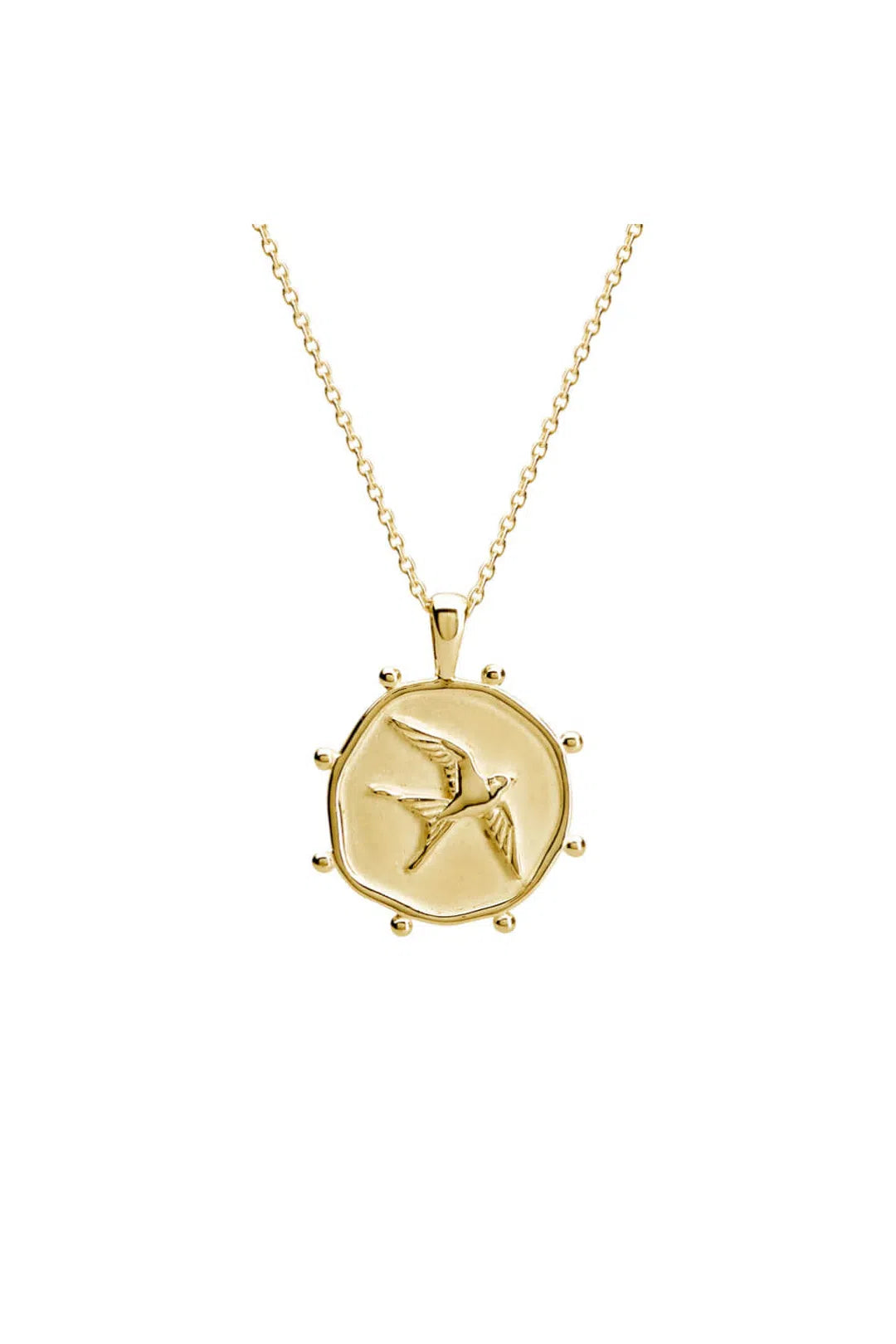 Freedom Necklace in 18KT Yellow Gold Plate