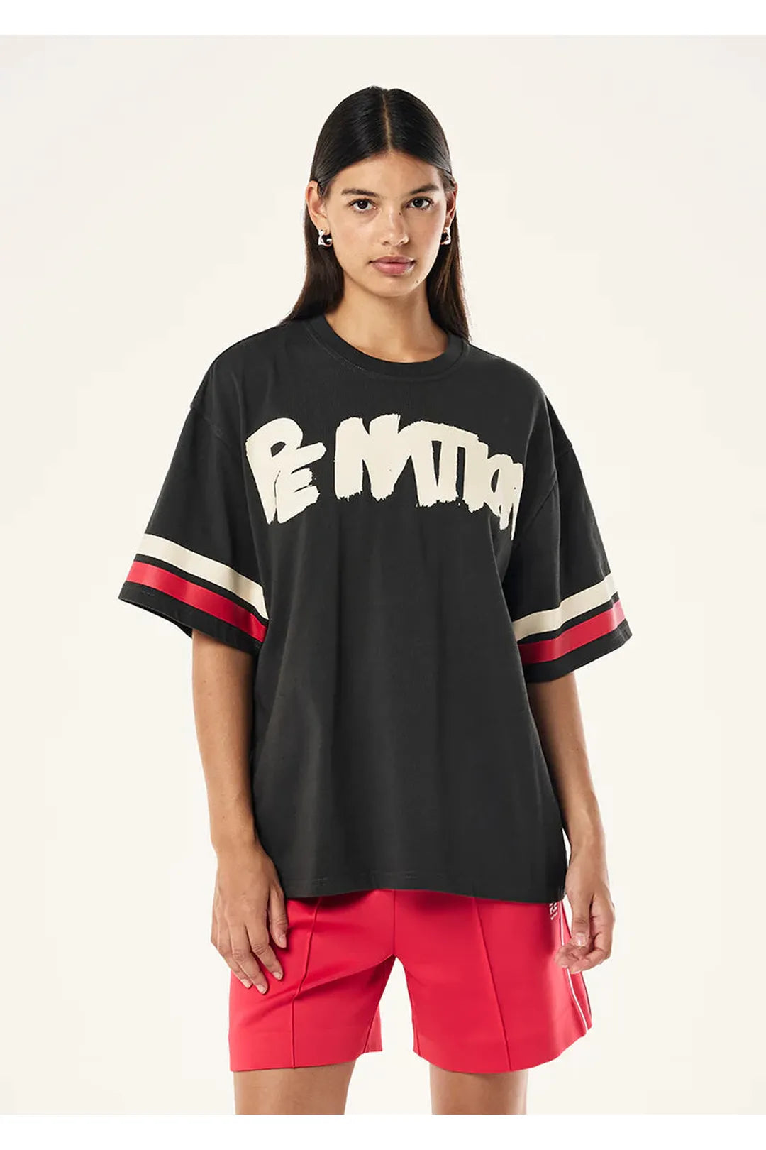 Frontline oversized tee, asphalt