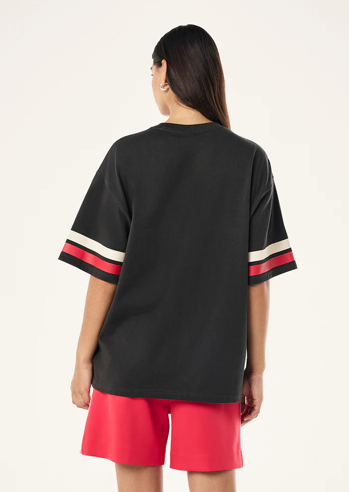 Frontline oversized tee, asphalt
