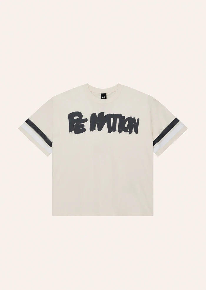 Frontline oversized tee, whisper white