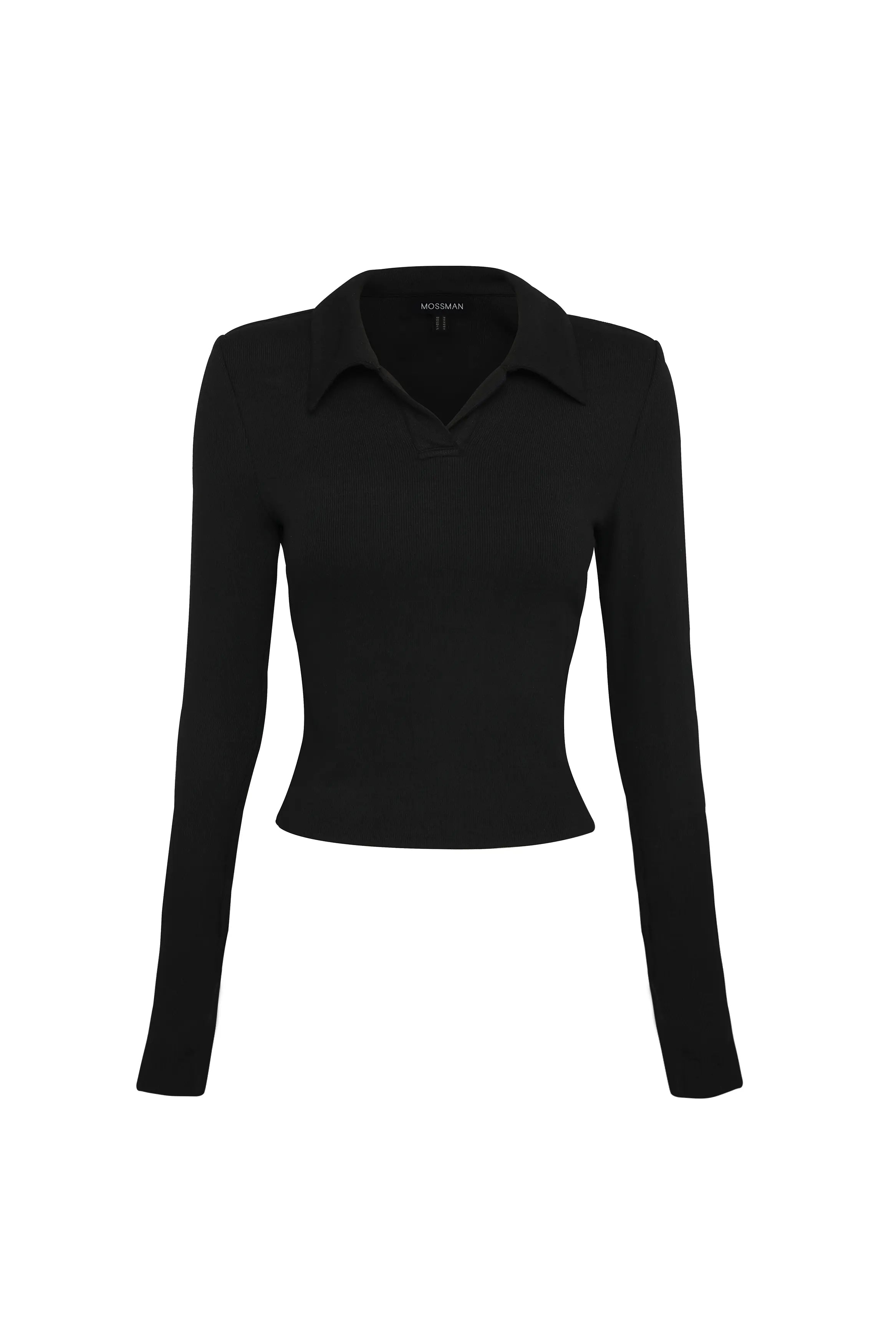 Florence polo top, black
