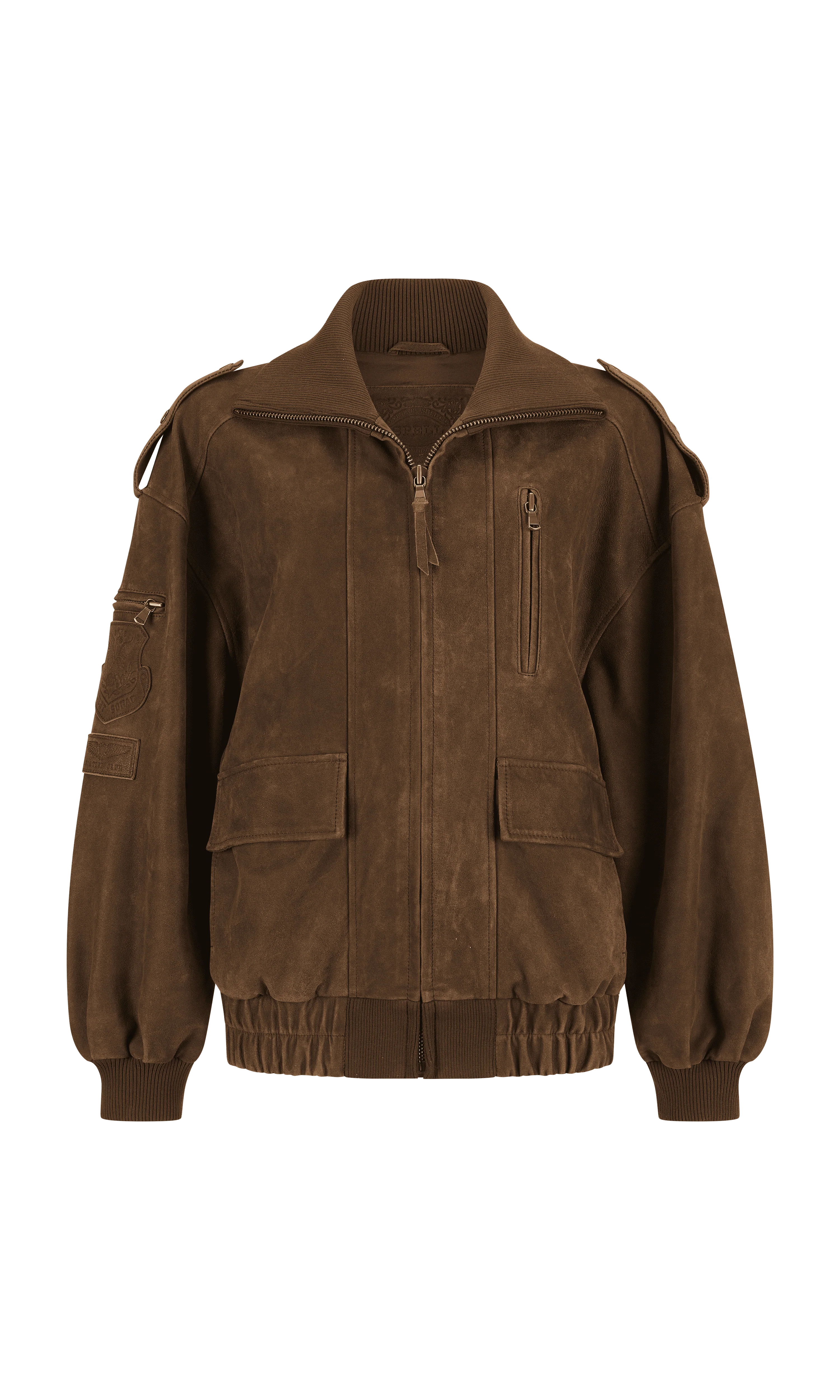 Fontaine leather bomber jacket