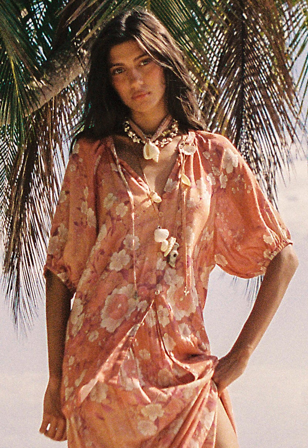 Isola short sleeve blouse, sunfade pink