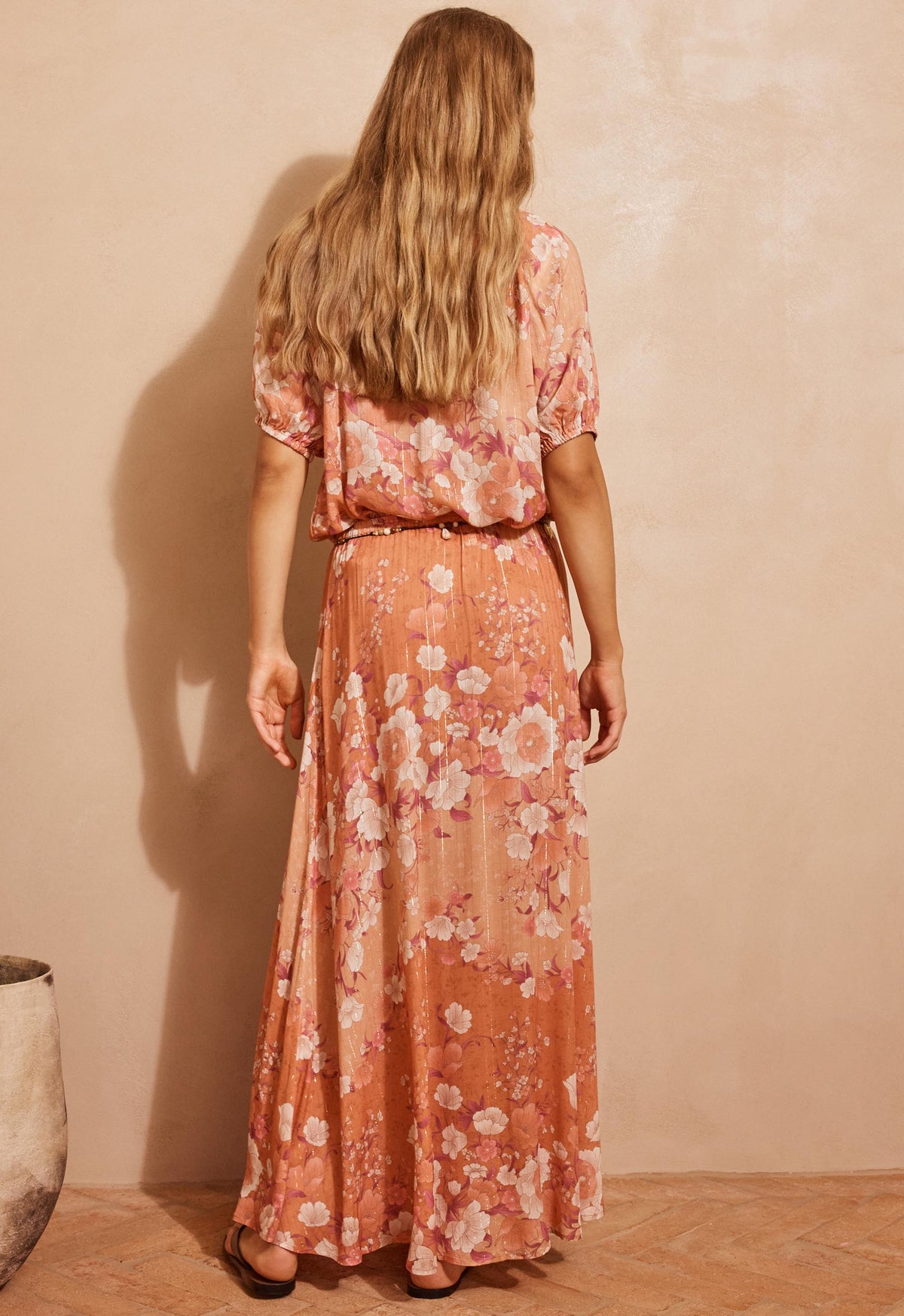Isola maxi skirt, sunfade pink