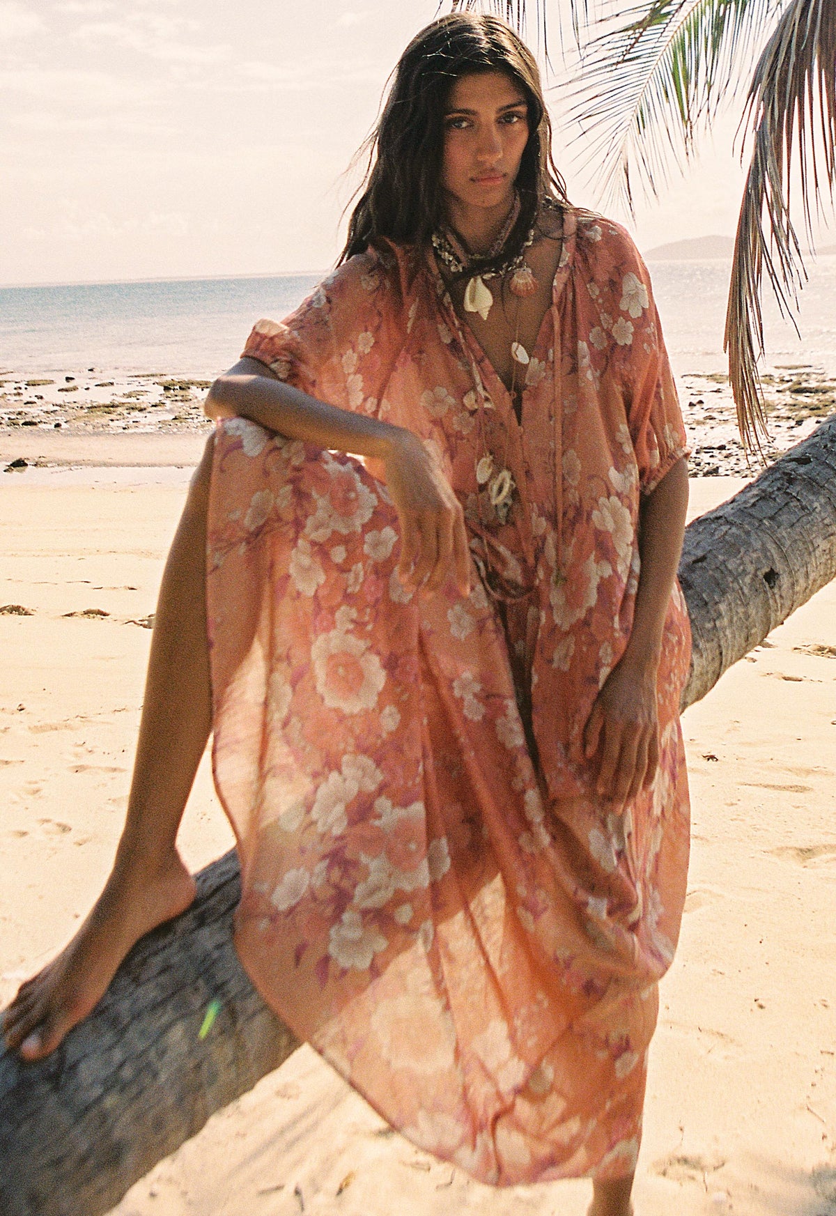 Isola maxi skirt, sunfade pink