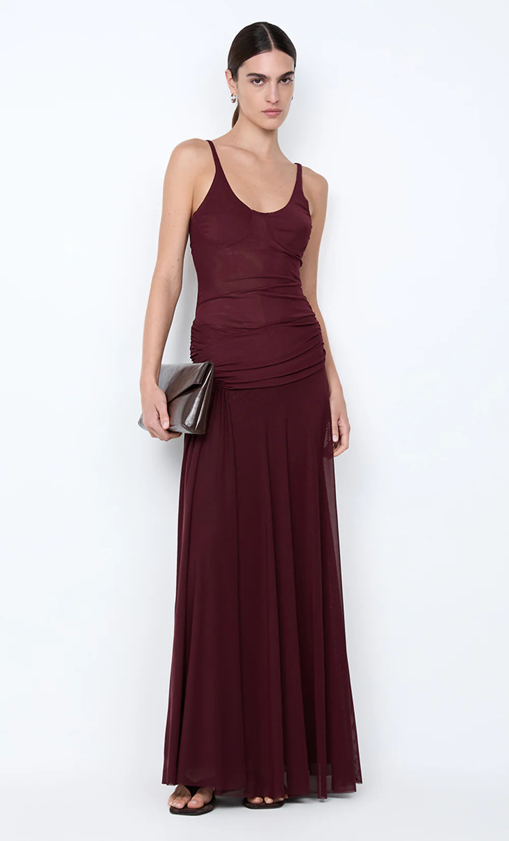 Preorder Citrina maxi dress, plum