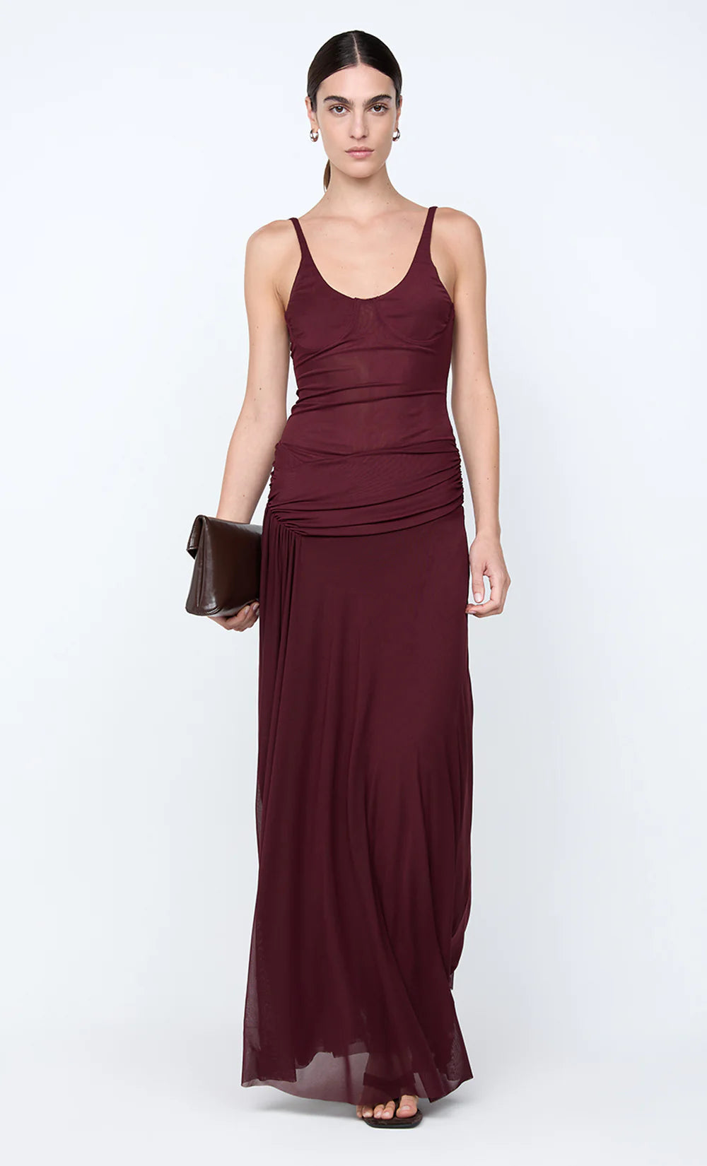 Preorder Citrina maxi dress, plum