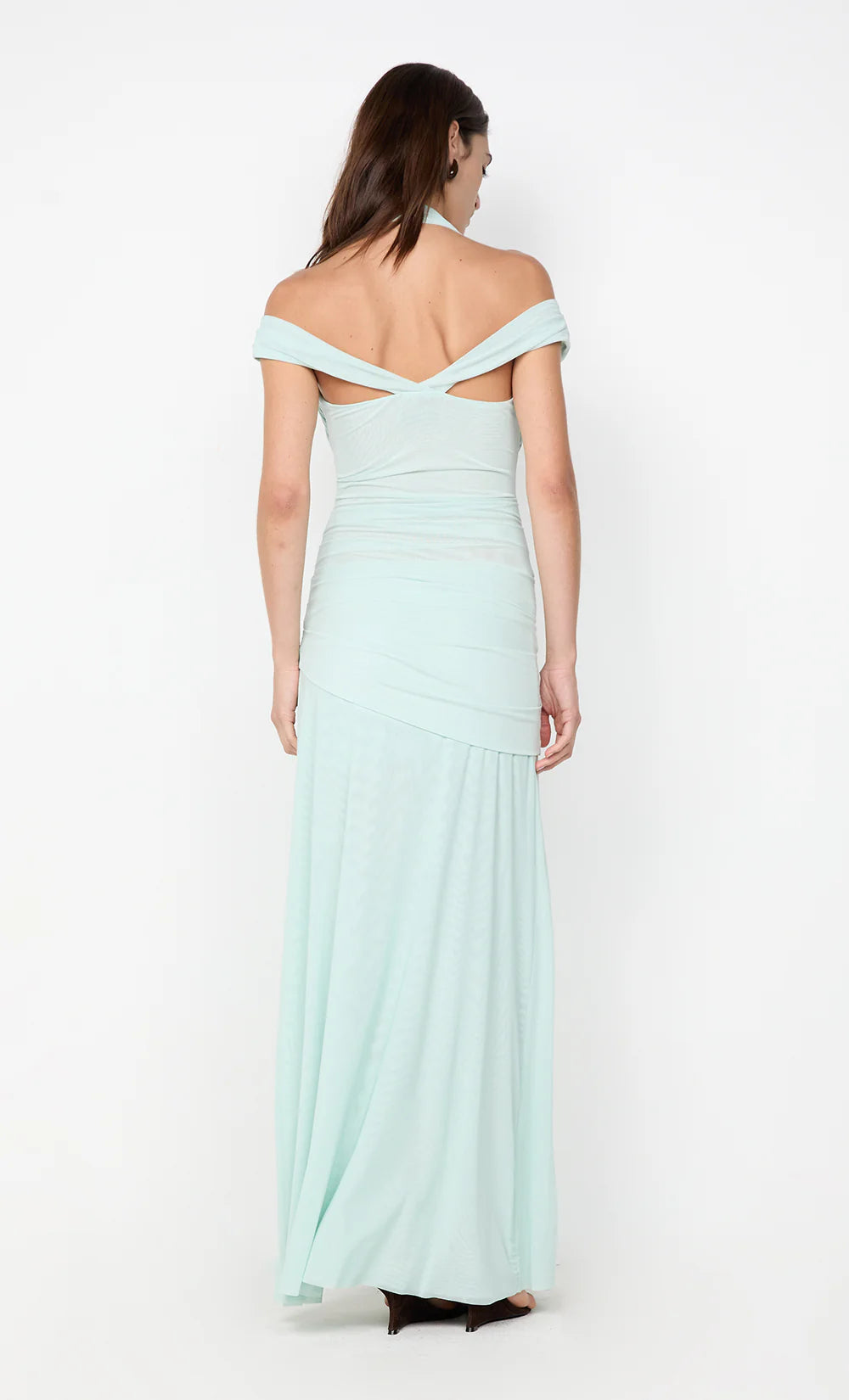 Preorder Winnie halter maxi dress, spearmint