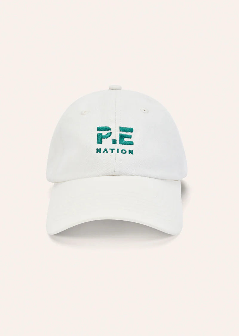 Heads up cap, whisper white/ green