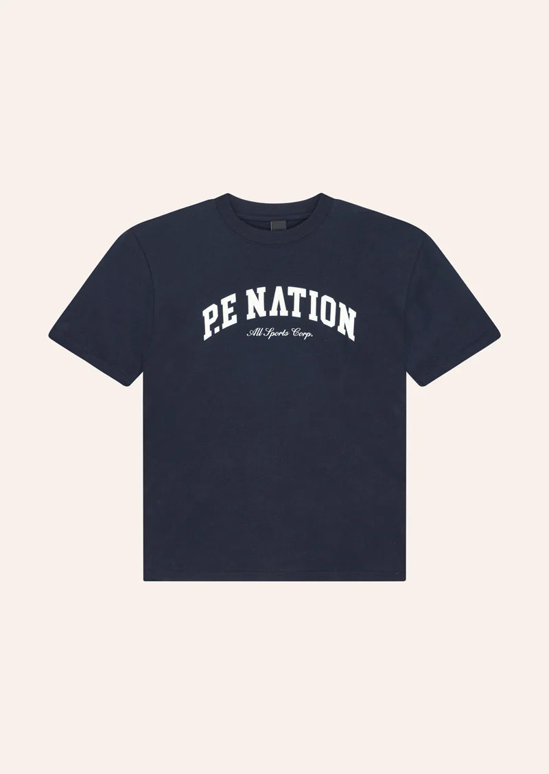 Heritage tee, dark sapphire