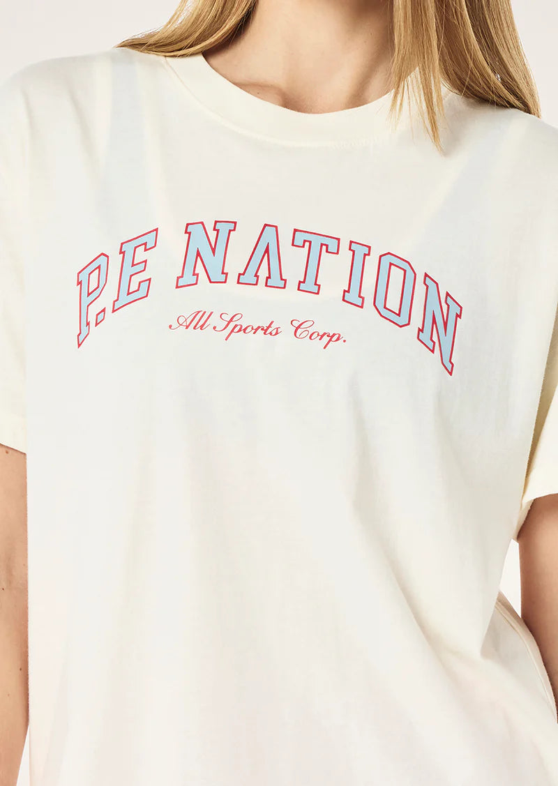 Heritage tee, whisper white